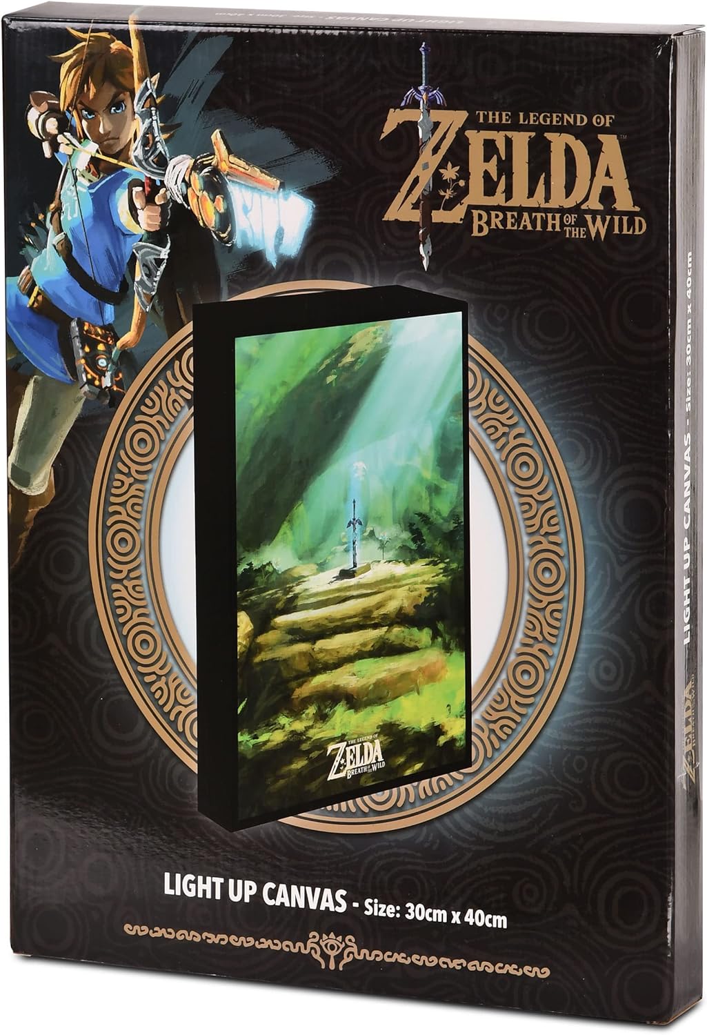 Tableau mural Zelda Épée de maître lumineux 30 x 40 x 3,8 cm – Image 8