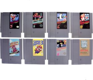 Set de 8 dessous de verre NES en métal Nintendo avec Zelda