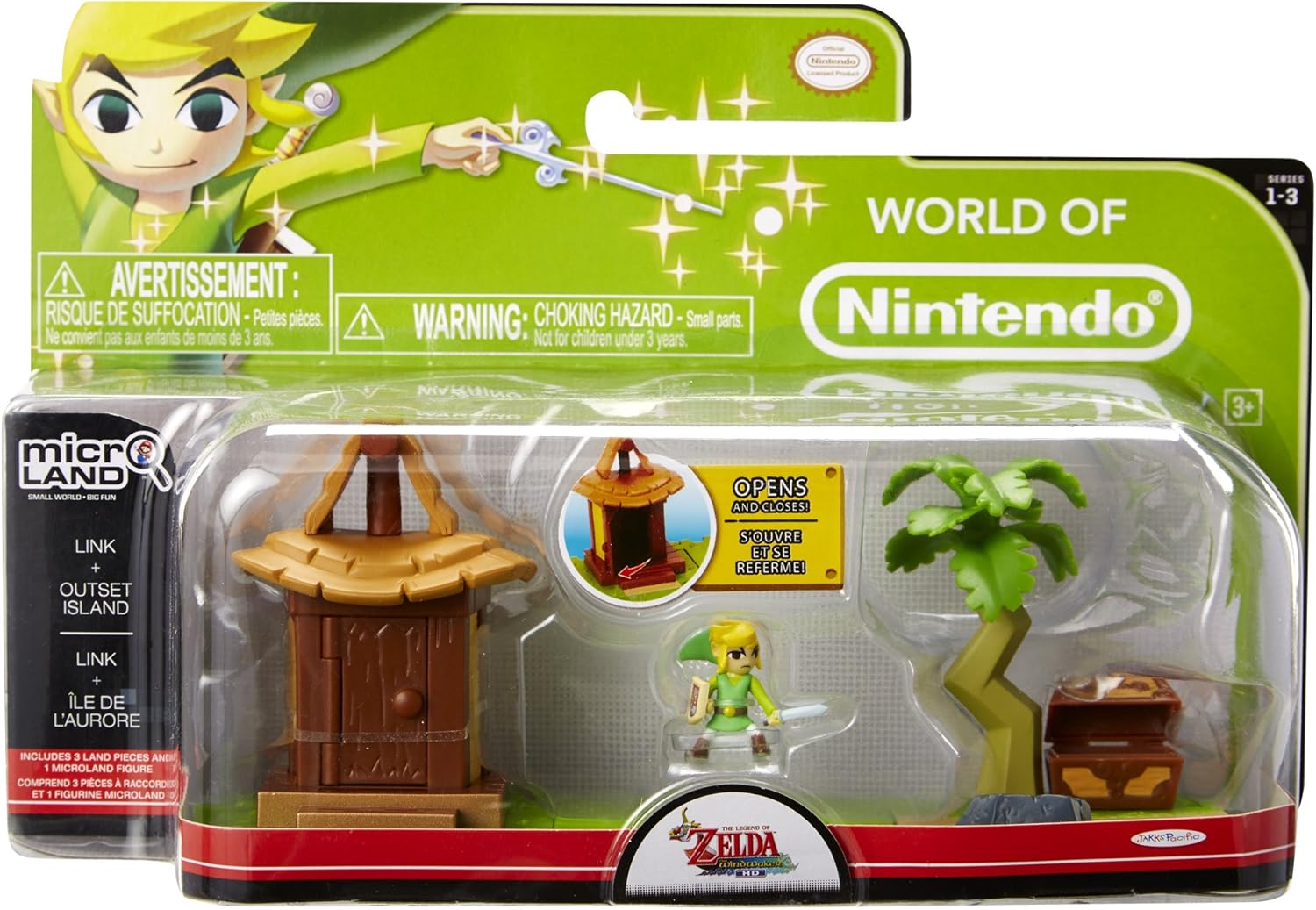 Playset micro figurine Legend of Zelda avec Link et Outset Island – Image 2