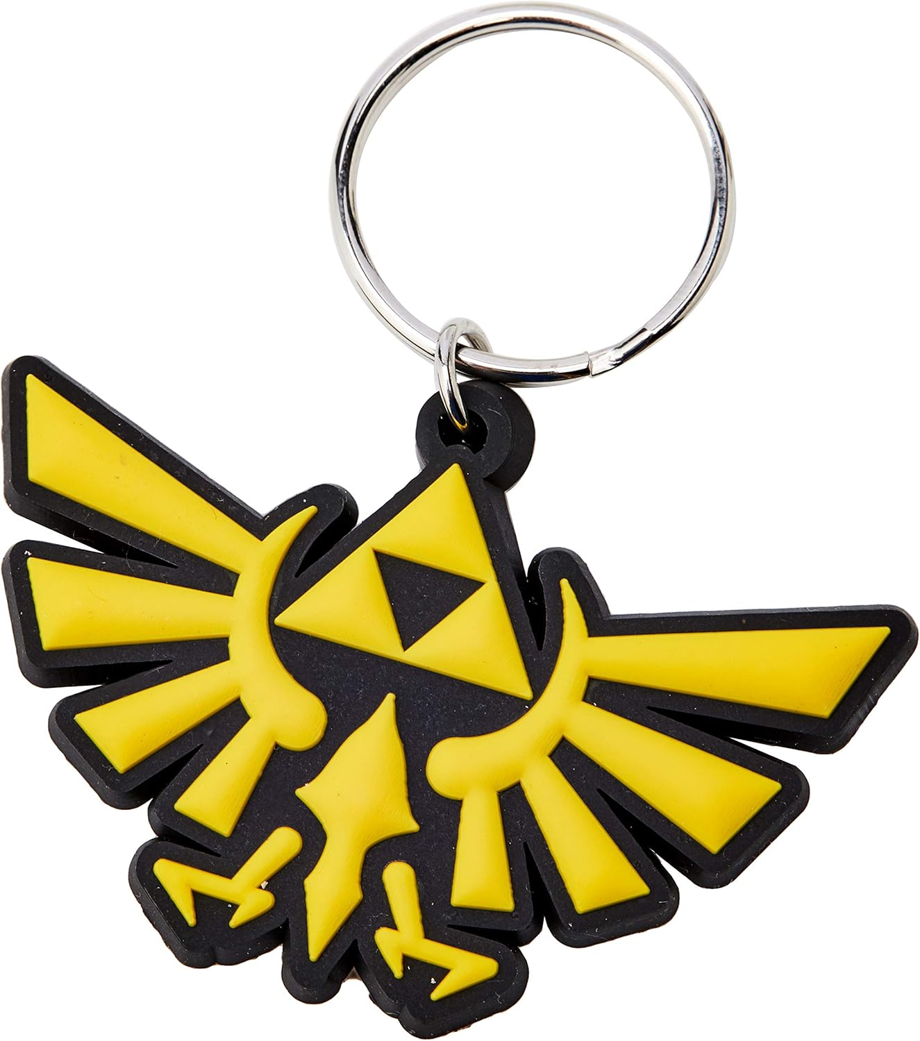 Porte-clés Triforce en caoutchouc The Legend of Zelda