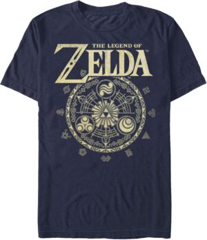 T-shirt homme Zelda Nintendo à cercle symbolique
