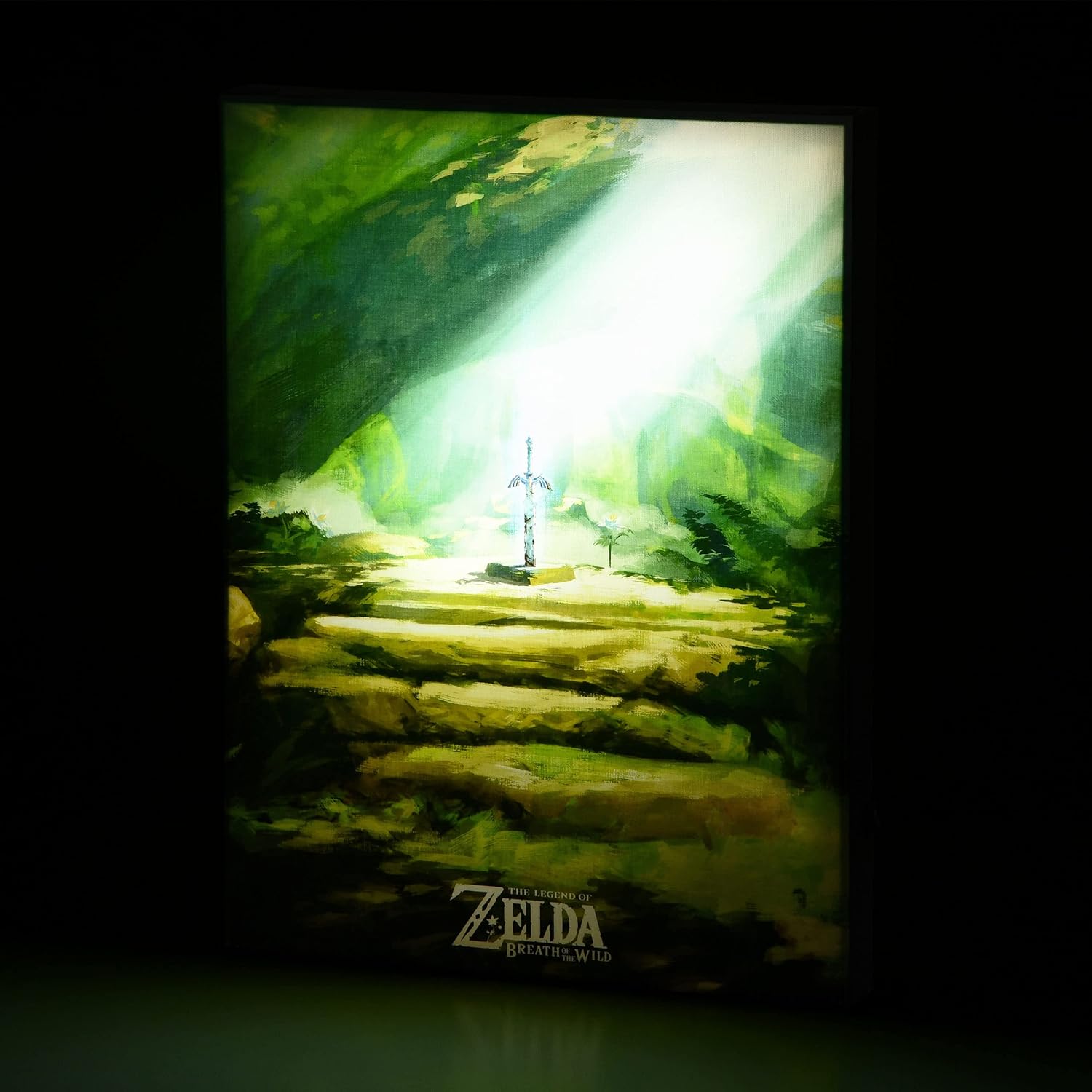 Tableau mural Zelda Épée de maître lumineux 30 x 40 x 3,8 cm – Image 2