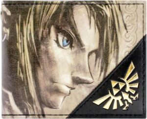 Portefeuille bi-volet Zelda Twilight Princess Wolf Link Beast, or