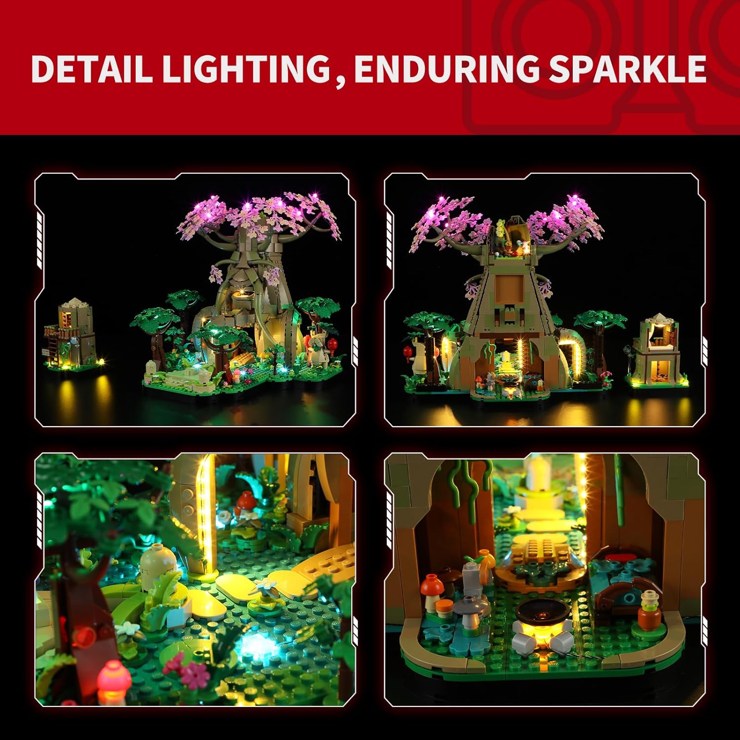 Kit LED 2.0 BRIKSMAX pour grand arbre Deku The Legend of Zelda, compatible Lego 77092 – Image 4