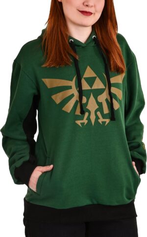 Sweat à capuche The Legend of Zelda Link Triforce unisexe