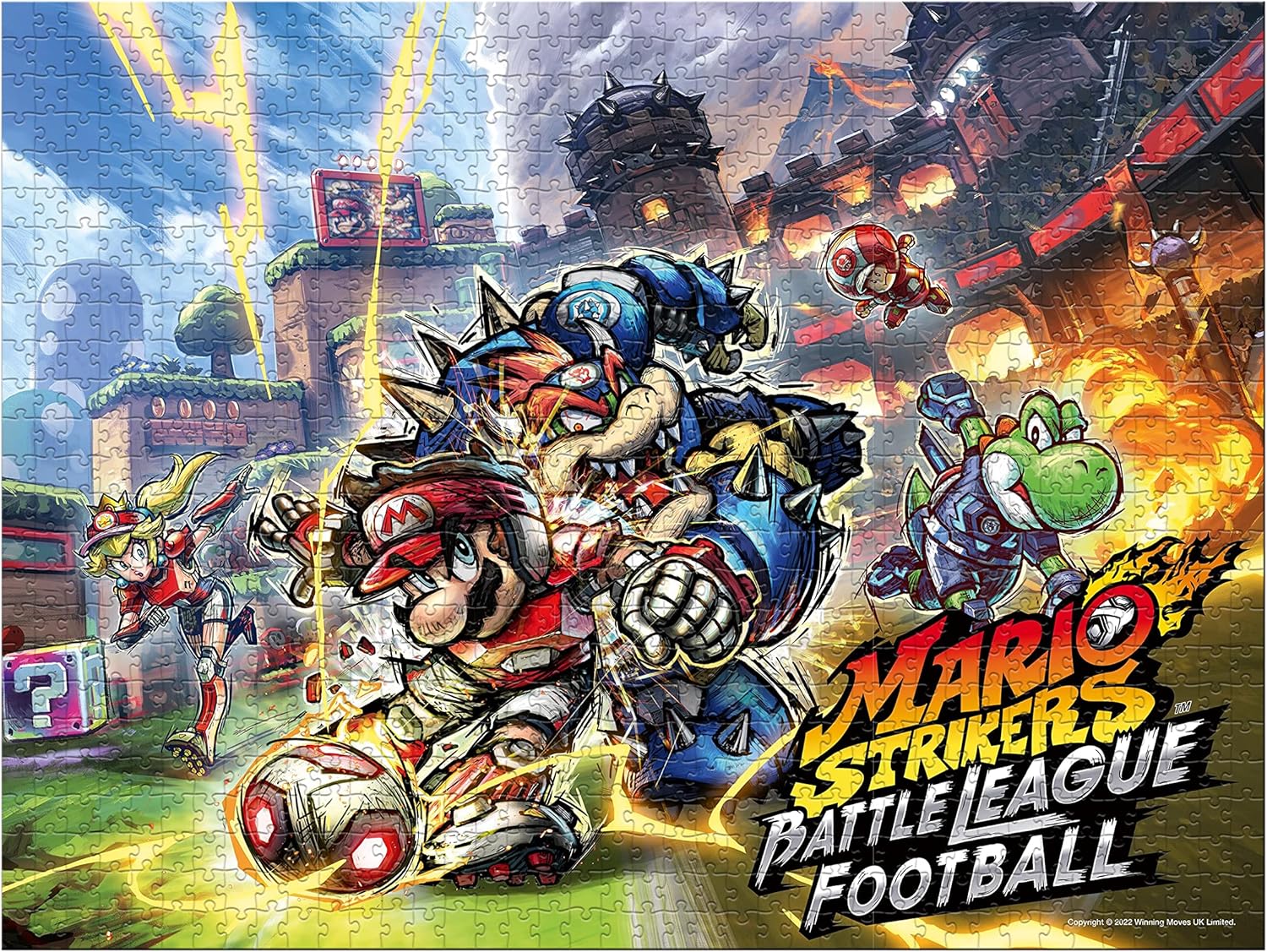 Puzzle Mario Strikers version française 1000 pièces avec 1 poster – Image 4