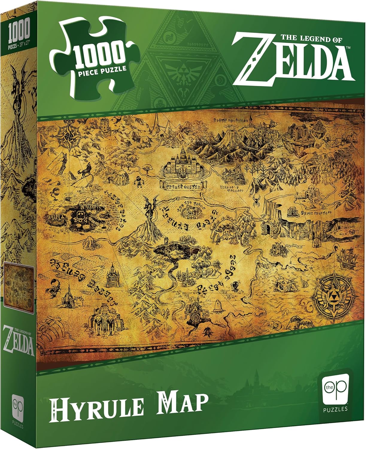 Puzzle Legend of Zelda PZ005-690 carte d'Hyrule