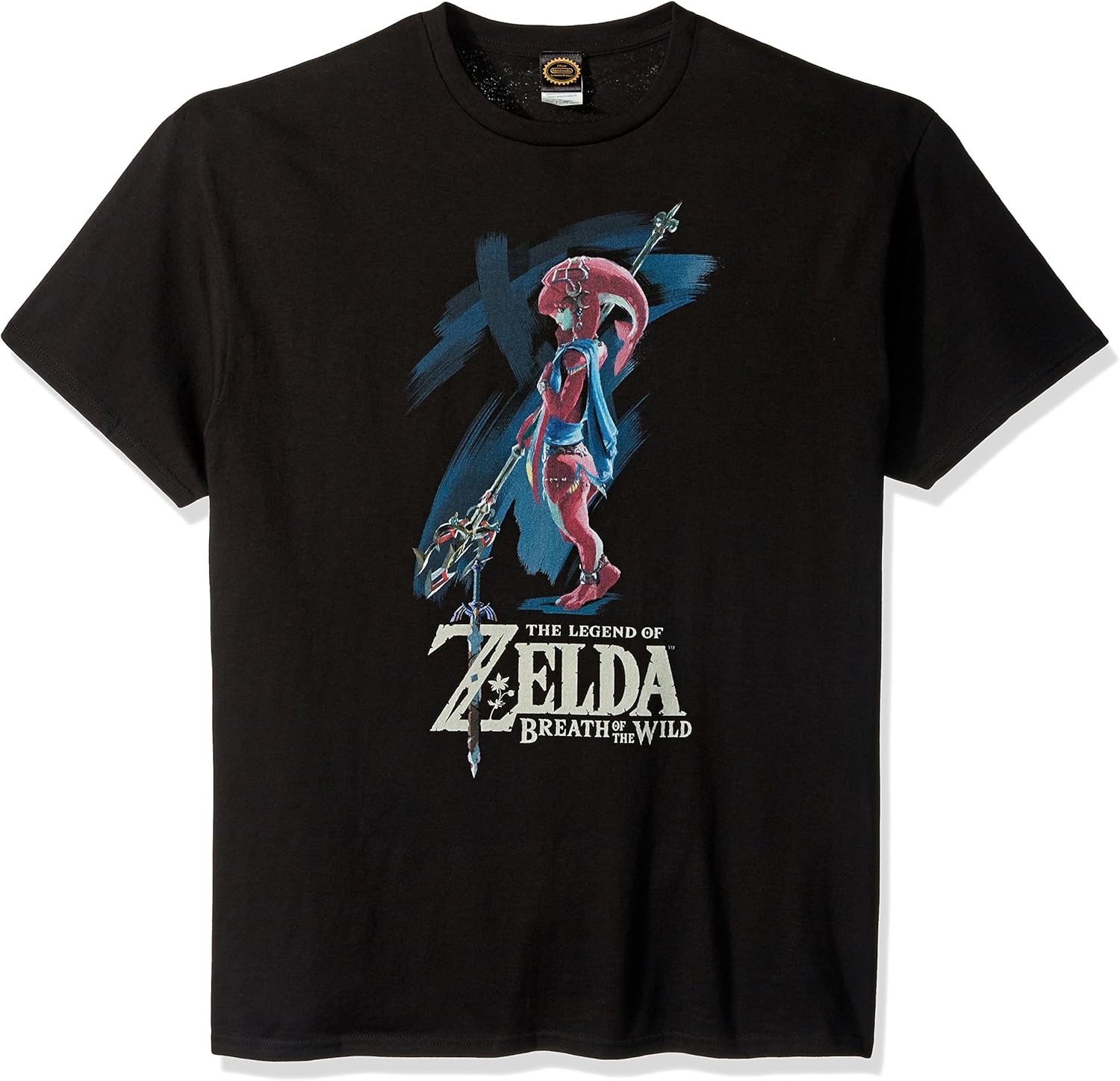T-shirt Zelda Breath of the Wild Mipha Paint homme noir taille L