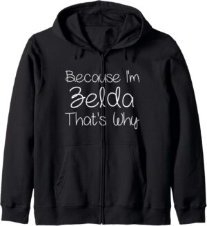 Sweat à capuche Zelda personnalisable à message humoristique