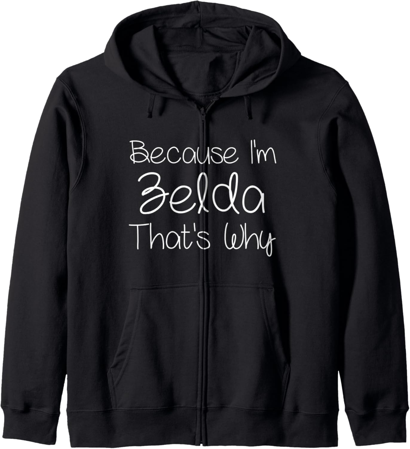Sweat à capuche Zelda personnalisable à message humoristique