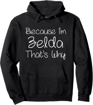 Sweat à capuche Zelda personnalisable au message humoristique