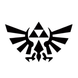 Autocollant Zelda Triforce royale pour déco