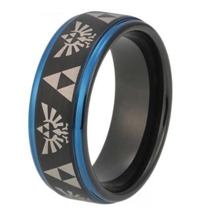 Bague Zelda bleue NES avec choix de tailles