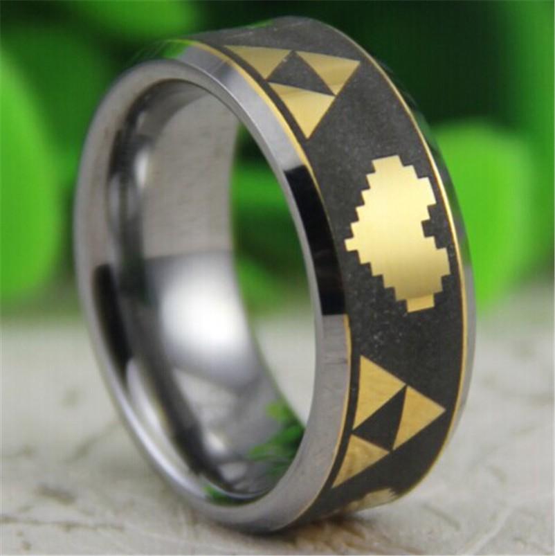 Bague Zelda coeur ajustée par taille