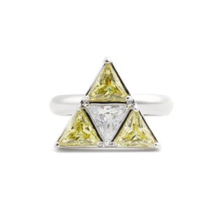 Bague Zelda Triangle d’Or, tailles 51.9mm à 62.1mm