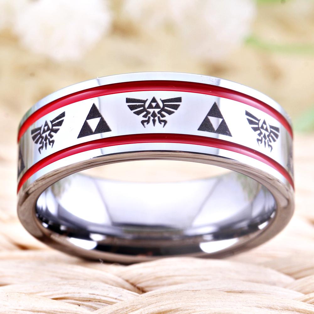 Bague Zelda Triforce de la Force avec tailles au choix