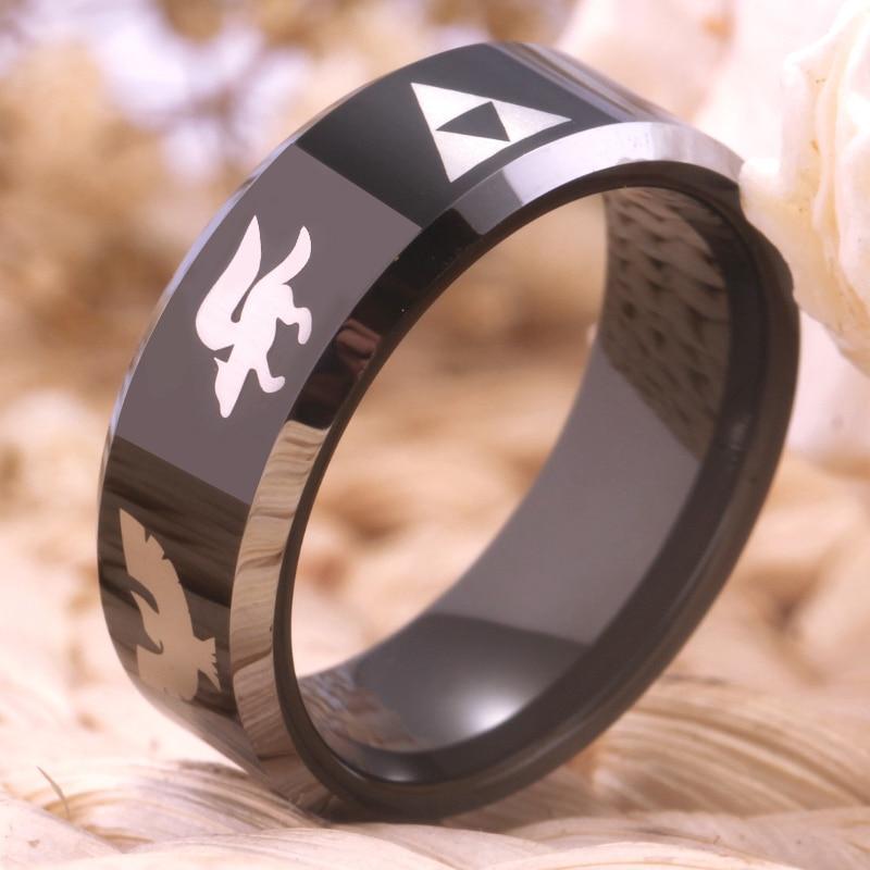 Bague Zelda Nintendo à motif Triforce