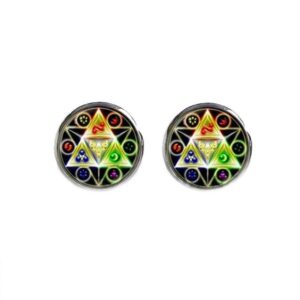 Boucles d’oreilles Zelda avec Déesses de la Triforce