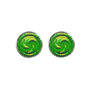 Boucles d’oreilles Zelda au Médaillon de la Forêt