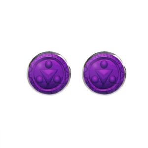 Boucles d’oreilles Zelda au Médaillon de l’Ombre