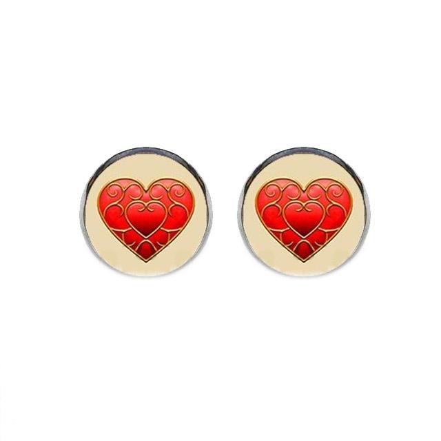 Boucles d’oreilles Réceptacle de Cœur Zelda