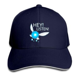 Casquette Zelda Fée Navi bleu marine ou noir