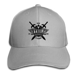 Casquette Zelda Hyrule University en Gris ou Camel