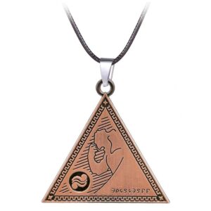 Collier Zelda Ganondorf avec mention Triforce