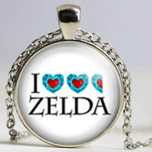 Collier Zelda avec message I Love Zelda