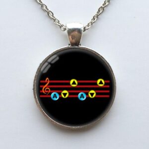 Collier Zelda Chant des Tempêtes Ocarina of Time