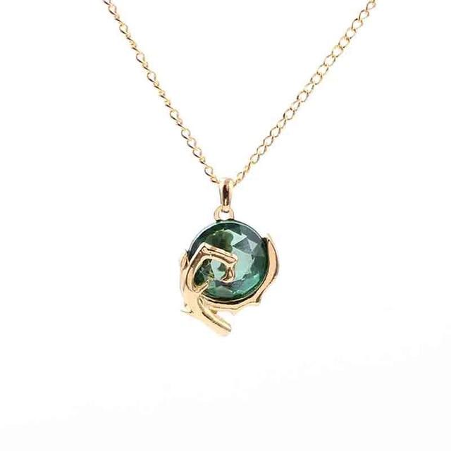 Collier Zelda avec Triforce du Courage