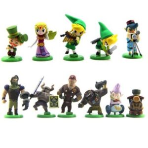Figurines Zelda des personnages de Phantom Hourglass
