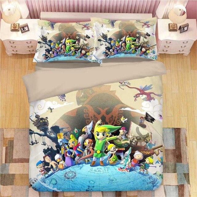 Housse de couette Zelda The Wind Waker avec tailles au choix