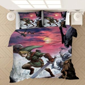 Housse de couette Zelda Twilight Princess en 4 tailles