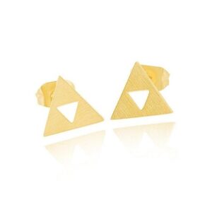 Boucles d’oreilles Triforce en or - Zelda