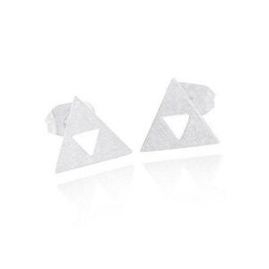 Boucles d’oreilles Triforce en argent - Zelda
