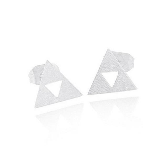Boucles d’oreilles Triforce en argent - Zelda
