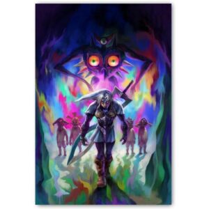 Poster Zelda Oni Link en plusieurs tailles