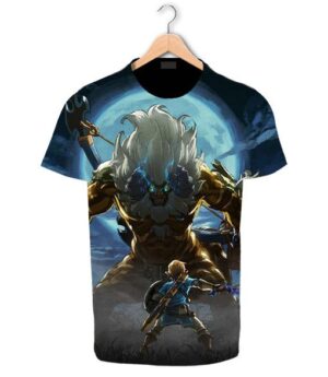 T-shirt Zelda BOTW Lynel d’Or du XXS au 4XL