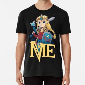 T-shirt Zelda The Legend Of Me, noir ou blanc jusqu’au 6XL